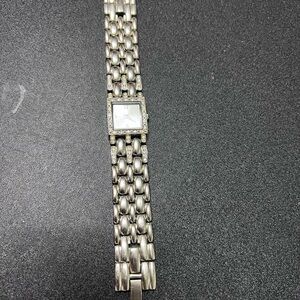 Silver Square Face Watch